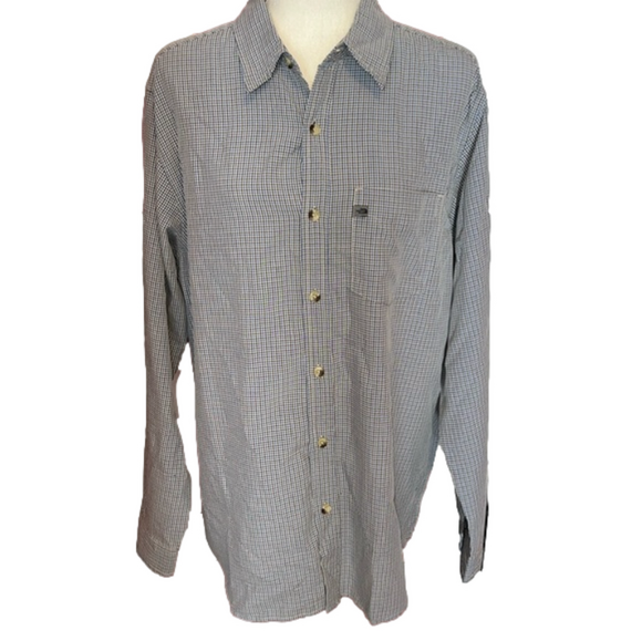 Men’s North Face Long Sleeve Button Shirt Size Large - Picture 1 of 6